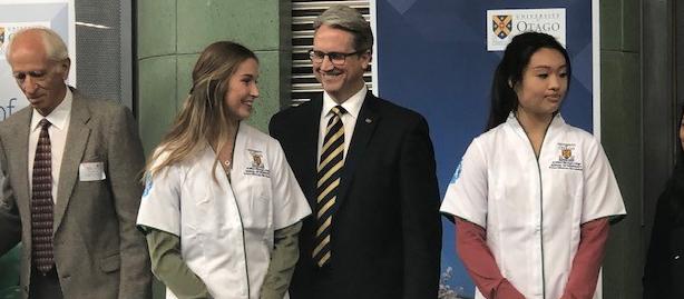 James McBrayer Otago whitecoat ceremony