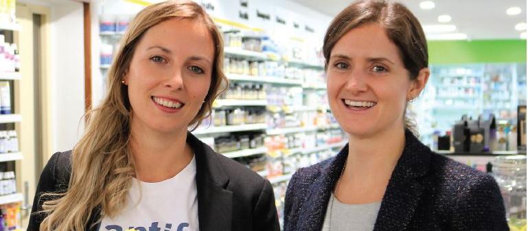 Local GP Dr Taisia Cech and Hannah O’Malley at Life Pharmacy Prices