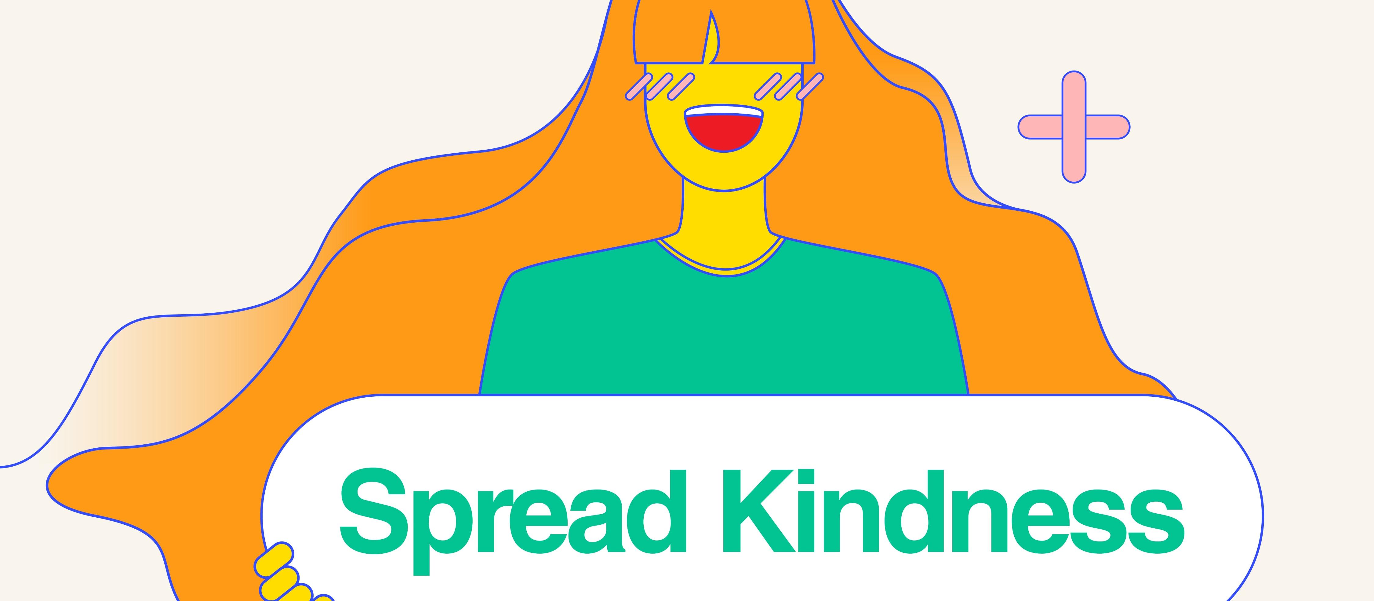 Spread Kindness Image created by Tracy Chen. Submitted for United Nations Global Call Out To Creatives