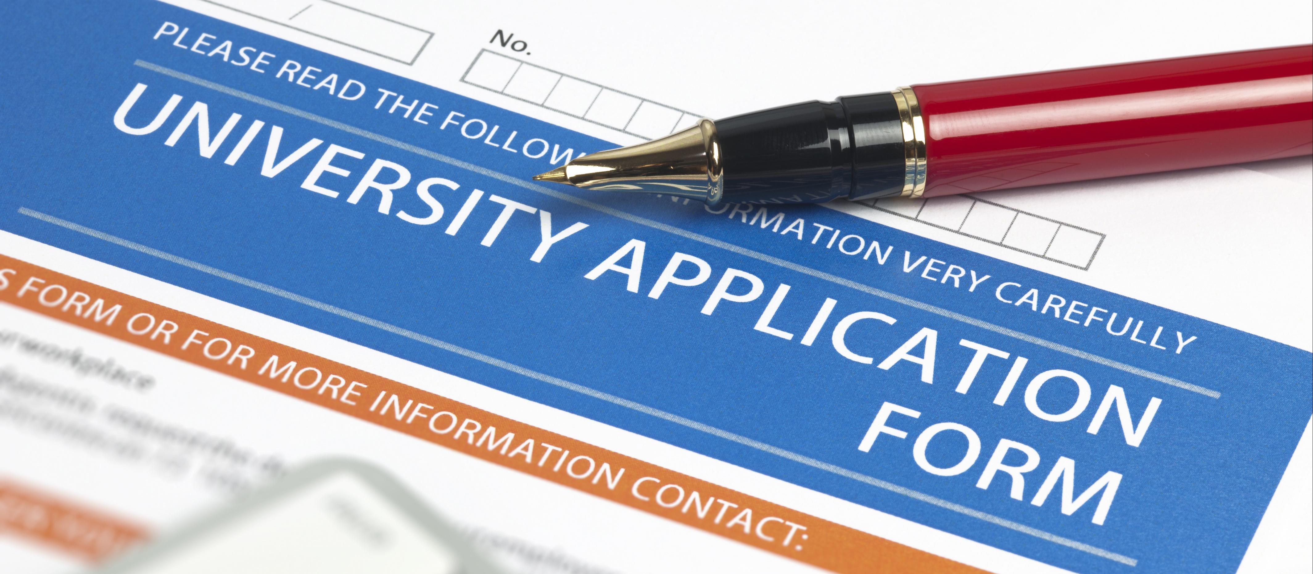 University application form