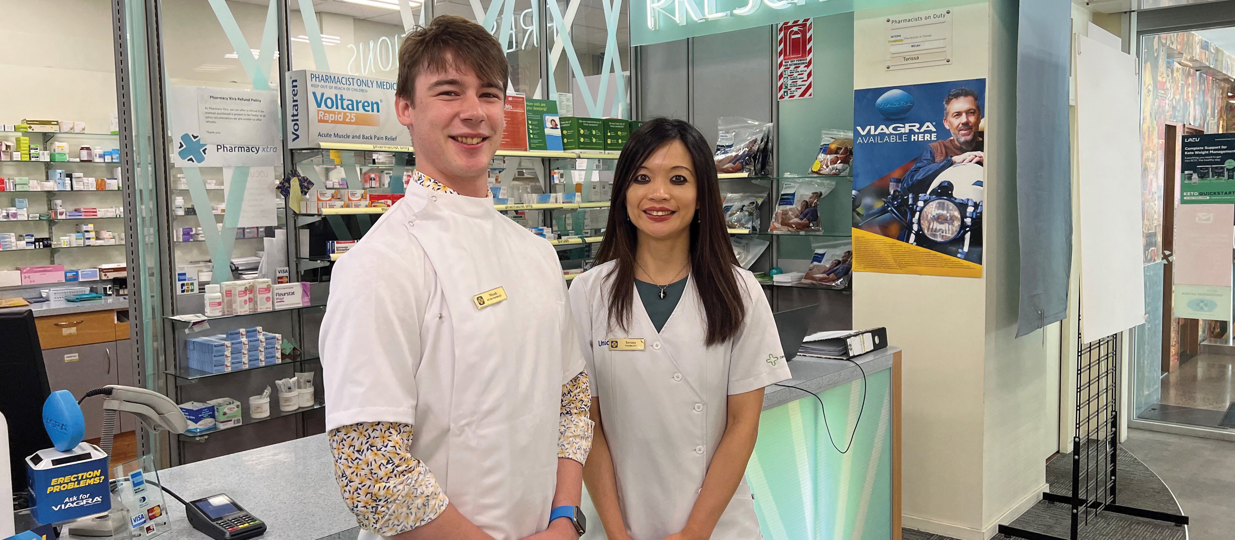 Micah Woodfield and Terissa Rolls Pharmacy Xtra