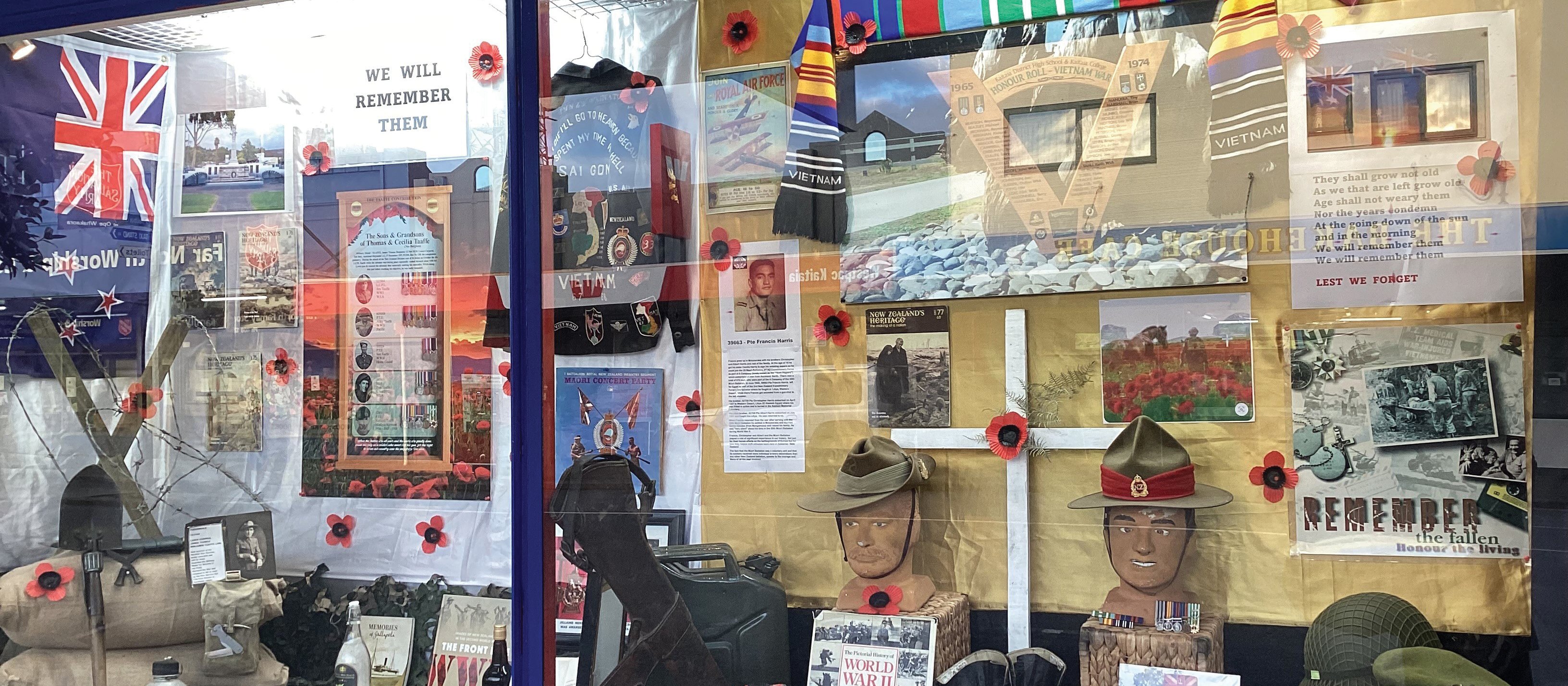 Brown's Community Pharmacy ANZAC display 2024