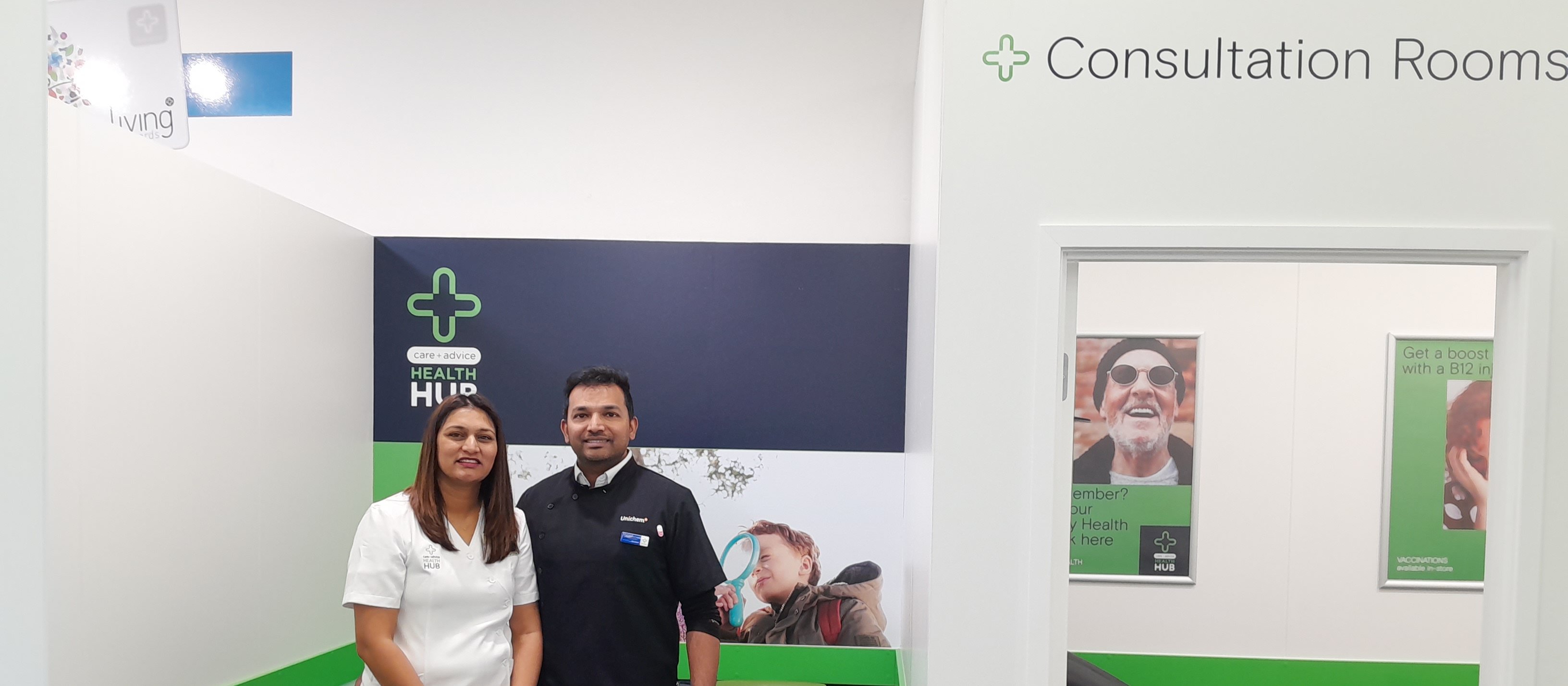 Unichem Rototuna Pharmacy owners Keshree Naidoo-Rauf and Shazeel Rauf     