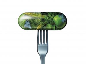 Natural medicine and fork