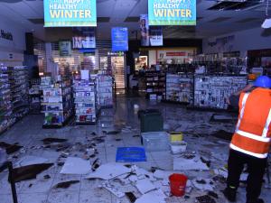 water damage rotorua pharmacy 