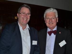 Pharmacy Guild chief executive Andrew Gaudin and retired politician Peter Dunne