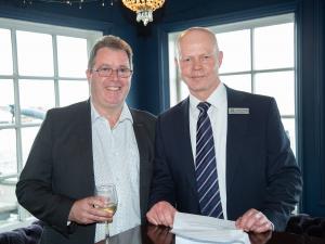 Pharmacy Guild chief executive Andrew Gaudin and Pharmacy Guild president Cameron Monteith 