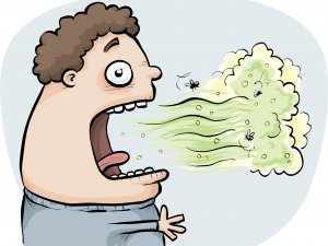 Male bad breath