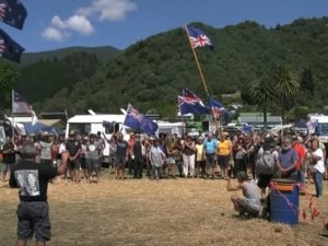 Picton protest CR YouTube/Newshub