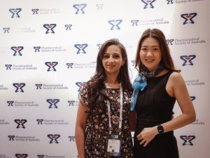 Katrina Azer and PSA national president Fei Sim