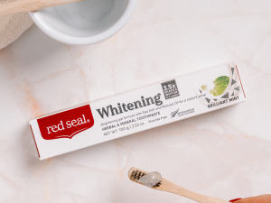 Red Seal Whitening Toothpaste with fluoride or fluoride-free 