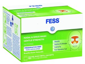 FESS GENTLE NASAL AND SINUS RINSE REFILL PACK 100