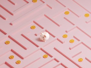 Piggy in a maze_Finding money