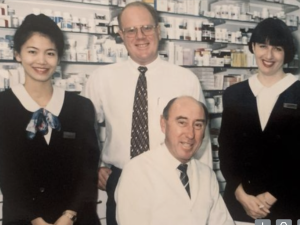 original Life Pharmacy Pakuranga staff 1993 CR supplied