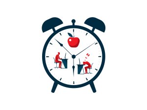 Work eat sleep cycle clock