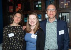 Pharmacy Guild membership and events coordinator Niki Ryan, Pharmacy Guild office manager Emma Houltham and Storbie chief executive Shane Bartle 