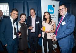 Pharmacy Council board member Ahmad Zareh, Pharmacy Council board member Michelle Lomax, University of Otago School of Pharmacy dean Carlo Marra, Pharmacy Council board member Katrina Azer and Pharmacy Council chief executive Michael Pead  